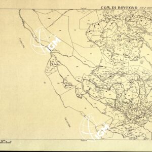 MAPPE CATASTALI D'ITALIA - PROVINCIA DI BRESCIA - Foglio E - COMUNE DI BOVEGNO Sez. di BOVEGNO