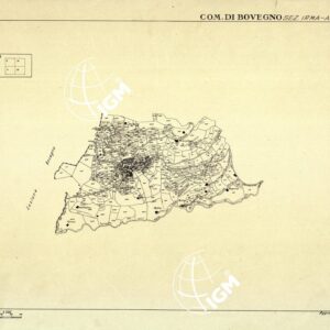 MAPPE CATASTALI D'ITALIA - PROVINCIA DI BRESCIA - Foglio B - COMUNE DI BOVEGNO Sez. IRMA