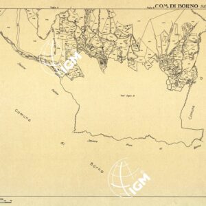 MAPPE CATASTALI D'ITALIA - PROVINCIA DI BRESCIA - Foglio C - COMUNE DI BORNO Sez. BORNO