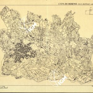 MAPPE CATASTALI D'ITALIA - PROVINCIA DI BRESCIA - Foglio D - COMUNE DI BORNO Sez. BORNO