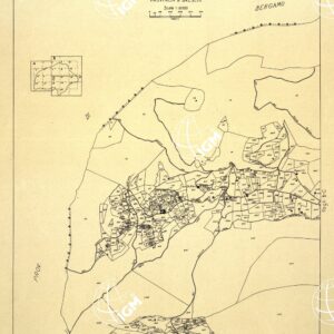 MAPPE CATASTALI D'ITALIA - PROVINCIA DI BRESCIA - Foglio A -COMUNE DI BORNO Sez. PALLINE