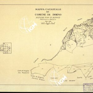 MAPPE CATASTALI D'ITALIA - PROVINCIA DI BRESCIA - Foglio A - COMUNE DI BORNO Sez. PIAN DI BORNO