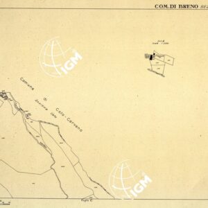 MAPPE CATASTALI D'ITALIA - PROVINCIA DI BRESCIA - Foglio B - COMUNE DI BRENO Sez. BRAONE