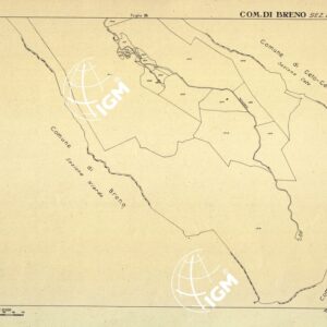 MAPPE CATASTALI D'ITALIA - PROVINCIA DI BRESCIA - Foglio C - COMUNE DI BRENO Sez. BRAONE