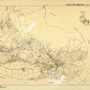 MAPPE CATASTALI D'ITALIA - PROVINCIA DI BRESCIA - Foglio D - COMUNE DI BRENO Sez. BRENO
