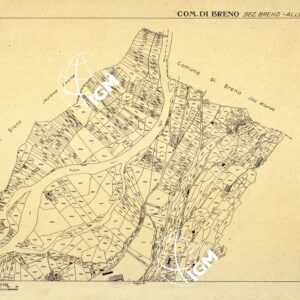 MAPPE CATASTALI D'ITALIA - PROVINCIA DI BRESCIA - Foglio M - COMUNE DI BRENO Sez. BRENO