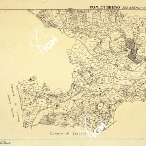 MAPPE CATASTALI D'ITALIA - PROVINCIA DI BRESCIA - Foglio P - COMUNE DI BRENO Sez. BRENO
