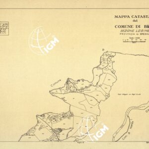 MAPPE CATASTALI D'ITALIA - PROVINCIA DI BRESCIA - Foglio A - COMUNE DI BRENO Sez. LOSINE
