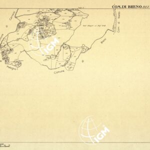 MAPPE CATASTALI D'ITALIA - PROVINCIA DI BRESCIA - Foglio B - COMUNE DI BRENO Sez. LOSINE