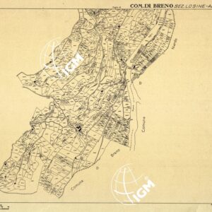 MAPPE CATASTALI D'ITALIA - PROVINCIA DI BRESCIA - Foglio D - COMUNE DI BRENO Sez. LOSINE