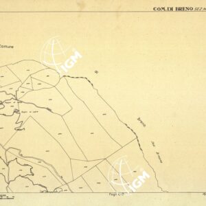 MAPPE CATASTALI D'ITALIA - PROVINCIA DI BRESCIA - Foglio B - COMUNE DI BRENO Sez. NIARDO