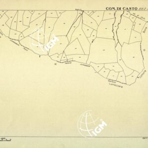 MAPPE CATASTALI D'ITALIA - PROVINCIA DI BRESCIA - Foglio B - COMUNE DI CASTO Sez. ALONE