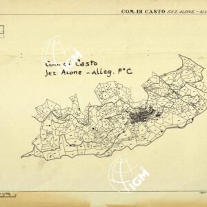 MAPPE CATASTALI D'ITALIA - PROVINCIA DI BRESCIA - Foglio C - COMUNE DI CASTO Sez. ALONE