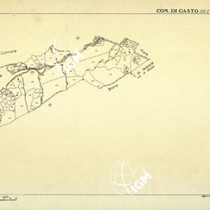 MAPPE CATASTALI D'ITALIA - PROVINCIA DI BRESCIA - Foglio B - COMUNE DI CASTO Sez. CASTO
