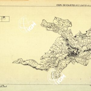 MAPPE CATASTALI D'ITALIA - PROVINCIA DI BRESCIA - Foglio C - COMUNE DI CASTO Sez. CASTO