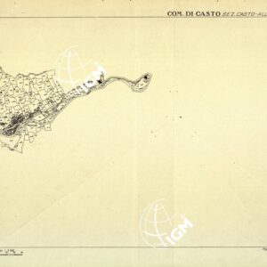 MAPPE CATASTALI D'ITALIA - PROVINCIA DI BRESCIA - Foglio D - COMUNE DI CASTO Sez. CASTO