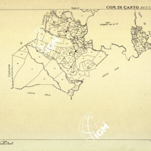 MAPPE CATASTALI D'ITALIA - PROVINCIA DI BRESCIA - Foglio B - COMUNE DI CASTO Sez. COMERO