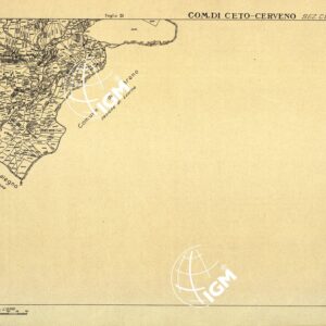 MAPPE CATASTALI D'ITALIA - PROVINCIA DI BRESCIA - Foglio F - COMUNE DI CETO CERVENO Sez. CERVENO