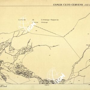 MAPPE CATASTALI D'ITALIA - PROVINCIA DI BRESCIA - Foglio C - COMUNE DI CETO CERVENO Sez. CETO