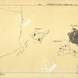 MAPPE CATASTALI D'ITALIA - PROVINCIA DI BRESCIA - Foglio F - COMUNE DI CETO CERVENO Sez. CETO
