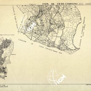 MAPPE CATASTALI D'ITALIA - PROVINCIA DI BRESCIA - Foglio B - COMUNE DI CETO CERVENO Sez. di NADRO