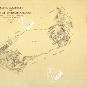 MAPPE CATASTALI D'ITALIA - PROVINCIA DI BRESCIA - Foglio A - COMUNE DI CIVIDATE MALEGNO Sez. CIVIDATE CAMUNO