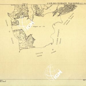MAPPE CATASTALI D'ITALIA - PROVINCIA DI BRESCIA - Foglio B - COMUNE DI CIVIDATE MALEGNO Sez. MALEGNO