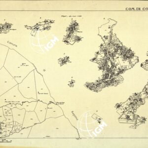MAPPE CATASTALI D'ITALIA - PROVINCIA DI BRESCIA - Foglio E - COMUNE DI COLLIO