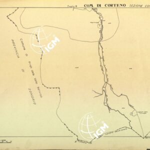 MAPPE CATASTALI D'ITALIA - PROVINCIA DI BRESCIA - Foglio G - COMUNE DI CORTENO Sez. CORTENO