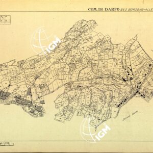 MAPPE CATASTALI D'ITALIA - PROVINCIA DI BRESCIA - Foglio C - COMUNE DI DARFO Sez. GORZONE