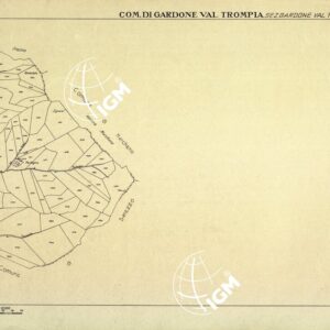 MAPPE CATASTALI D'ITALIA - PROVINCIA DI BRESCIA - Foglio C - COMUNE DI GARDONE VAL TROMPIA Sez. GARDONE VAL TROMPIA