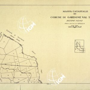 MAPPE CATASTALI D'ITALIA - PROVINCIA DI BRESCIA - Foglio A - COMUNE DI GARDONE VAL TROMPIA Sez. INZINO