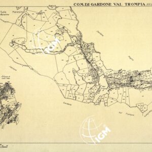 MAPPE CATASTALI D'ITALIA - PROVINCIA DI BRESCIA - Foglio B - COMUNE DI GARDONE VAL TROMPIA Sez. INZINO