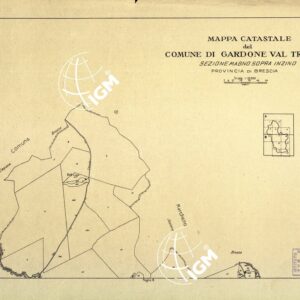 MAPPE CATASTALI D'ITALIA - PROVINCIA DI BRESCIA - Foglio A - COMUNE DI GARDONE VAL TROMPIA Sez. MAGNO SOPRA INZINO