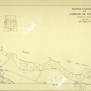 MAPPE CATASTALI D'ITALIA - PROVINCIA DI BRESCIA - Foglio A - COMUNE DI LODRINO