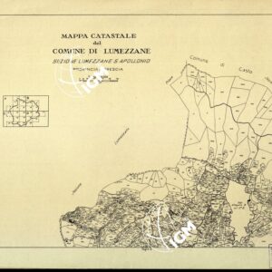 MAPPE CATASTALI D'ITALIA - PROVINCIA DI BRESCIA - Foglio A - COMUNE DI LUMEZZANE Sez.LUMEZZANE S. APOLLONIO