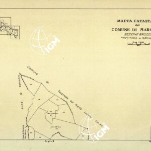 MAPPE CATASTALI D'ITALIA - PROVINCIA DI BRESCIA - Foglio A - COMUNE DI MARCHENO Sez.BROZZO