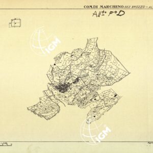 MAPPE CATASTALI D'ITALIA - PROVINCIA DI BRESCIA - Foglio D - COMUNE DI MARCHENO Sez.BROZZO