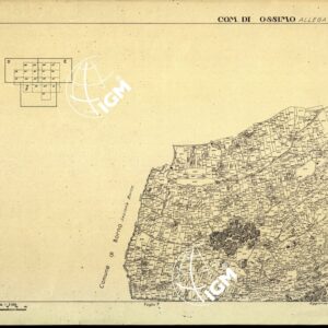 MAPPE CATASTALI D'ITALIA - PROVINCIA DI BRESCIA - Foglio D - COMUNE DI OSSIMO