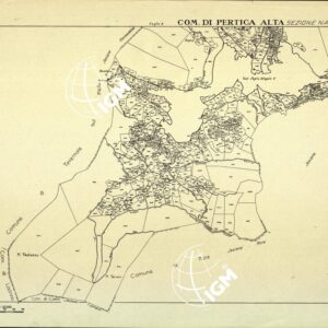 MAPPE CATASTALI D'ITALIA - PROVINCIA DI BRESCIA - Foglio B - COMUNE DI PERTICA ALTA Sez. NAVONO