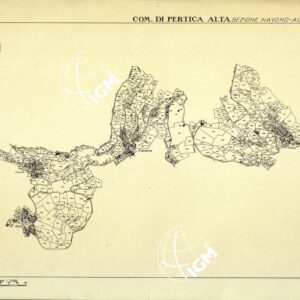 MAPPE CATASTALI D'ITALIA - PROVINCIA DI BRESCIA - Foglio C - COMUNE DI PERTICA ALTA Sez. NAVONO