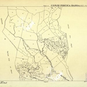 MAPPE CATASTALI D'ITALIA - PROVINCIA DI BRESCIA - Foglio B - COMUNE DI PERTICA BASSA Sez. AVENONE