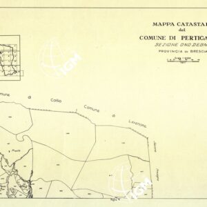 MAPPE CATASTALI D'ITALIA - PROVINCIA DI BRESCIA - Foglio A - COMUNE DI PERTICA BASSA Sez. ONO DEGNO