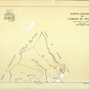 MAPPE CATASTALI D'ITALIA - PROVINCIA DI BRESCIA - Foglio A - COMUNE DI PEZZAZE