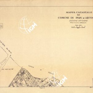 MAPPE CATASTALI D'ITALIA - PROVINCIA DI BRESCIA - Foglio A - COMUNE DI PIAN D'ARTOGNE Sez. ARTOGNE