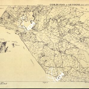 MAPPE CATASTALI D'ITALIA - PROVINCIA DI BRESCIA - Foglio B - COMUNE DI PIAN D'ARTOGNE Sez. ARTOGNE