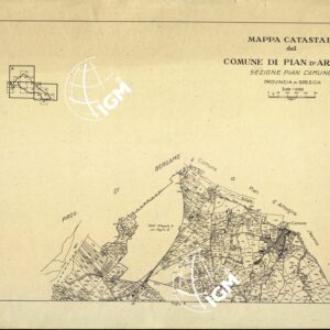 MAPPE CATASTALI D'ITALIA - PROVINCIA DI BRESCIA - Foglio A - COMUNE DI PIAN D'ARTOGNE Sez. PIAN CAMUNO