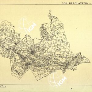 MAPPE CATASTALI D'ITALIA - PROVINCIA DI BRESCIA - Foglio E - COMUNE DI POLAVENO