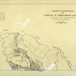 MAPPE CATASTALI D'ITALIA - PROVINCIA DI BRESCIA - Foglio A - COMUNE DI PROVAGLIO VALSABBIA Sez. PROVAGLIO SOPRA