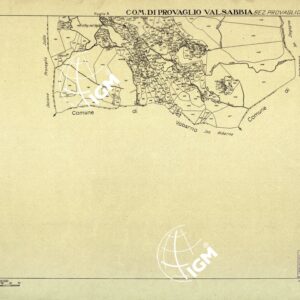 MAPPE CATASTALI D'ITALIA - PROVINCIA DI BRESCIA - Foglio B - COMUNE DI PROVAGLIO VALSABBIA Sez. PROVAGLIO SOPRA